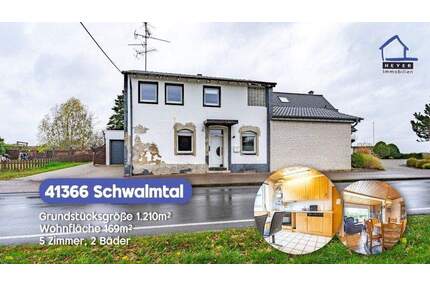 #Rechtsseitig angebautes Einfamilienhaus nebst Gartenwohnung in ländlichem Ambiente - Schwalmtal Dilkrath