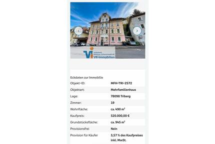 Mehrfamilienhaus Schwarzwald Triberg - Herne Altenhöfen