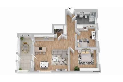 Wohnung zum Mieten in Deggendorf 1.100,00 € 87 m²