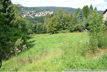 Baugrundstück mit Blick in den Nationalpark Sächsische Schweiz - Sebnitz