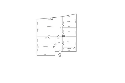 Geräumige 3-Raum-Wohnung in Arnstadt
