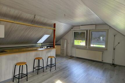 Biete 2 Zimmer Dach Wohnung Schräg mit Bad und Einbauküche - Riedstadt