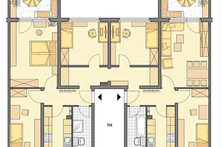 Große 5-Zimmer-Wohnung zur Nachmiete in Hermsdorf (Am Stadion) - Gera
