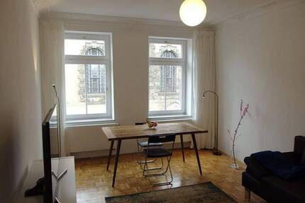 möbliert: 04177: beautiful 2-room apartment, parquet, Stucco, monument, Plagwitz-Lindenau - Leipzig