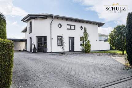 **Arbeiten & Wohnen perfekt kombiniert - modernes Wohnhaus mit Gewerbe & großem Garten** - Cloppenburg Emstekerfeld