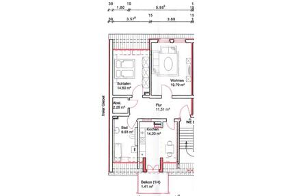 Gemütliche 2-Raumwohnung mit Balkon und zentraler Lage in Zittau
