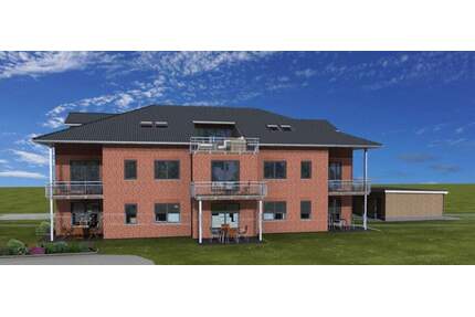 Erdgeschosswohnung mit Terrasse und KFW55 Standard - Wittmund / Leerhafe Burhafe