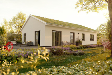 Bungalow mit Gründach. - 376.350,00&nbsp;EUR Kaufpreis, ca.&nbsp; 102,00&nbsp;m&sup2;&nbsp;Wohnfl&auml;che in Schlangen (PLZ: 33189) Oesterholz-Haustenbeck