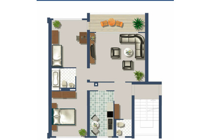 3 Zimmerwohnung in KA-Oberreut - 300.000,00&nbsp;EUR Kaufpreis, ca.&nbsp; 80,00&nbsp;m&sup2; in Karlsruhe (PLZ: 76149) Neureut