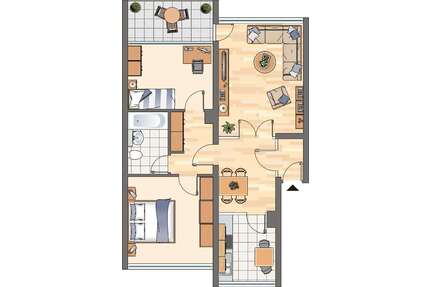 Wohnung zum Mieten in Holzwickede 366,47 € 74.78 m²