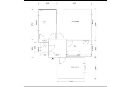 Zur Miete: 2-Zimmer-Wohnung mit Gartenblick in Rendsburg (EG)