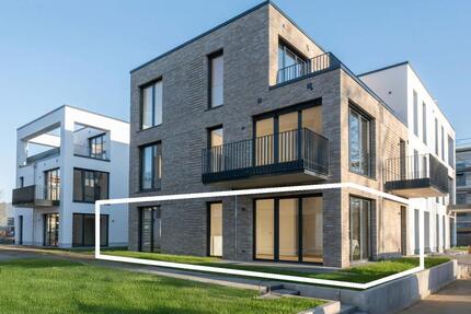 Außergewöhnliche Neubauwohnung im Erdgeschoss mit Gartenanteil - Ibbenbüren