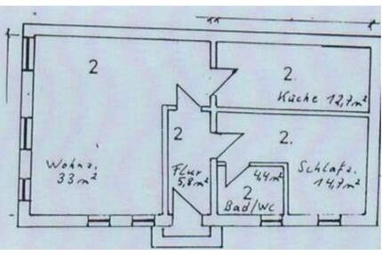 2ZKB in Neustadt Haardt - 640,00&nbsp;EUR Kaltmiete, ca.&nbsp; 67,00&nbsp;m&sup2; in Haßloch (PLZ: 67454)