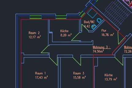Wohnung zum Mieten in Hannover 589,00 € 74.56 m²