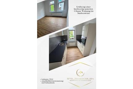 Erstbezug - hochwertig sanierte 4-Raum-Wohnung im Stadtzentrum - Ilmenau