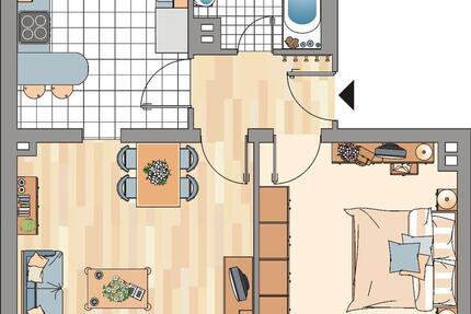 Demnächst frei! 2-Zimmer-Wohnung in Essen Frohnhausen