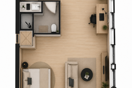 Wohnung zum Mieten in Mittweida 300,00 € 30 m²