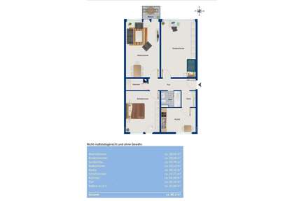 Wohnung zum Mieten in München 1.440,00 € 80.3 m²