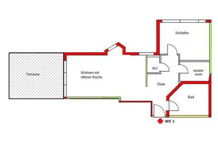 Moderne, hochwertige 2 Zimmerwohnung im EG mit großer Terrasse - Engelskirchen