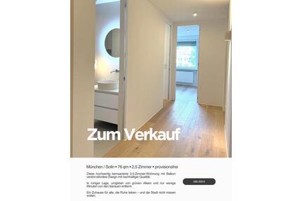 Erstbezug nach Kernsanierung, 2,5 Zimmer in München-Solln