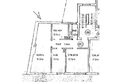 ETW Würzburg BibrastrHofstr. im 1. OG 55 qm