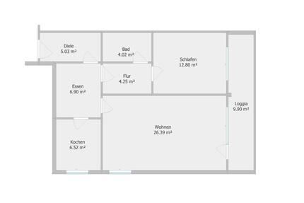 2,5 Zimmer-Wohnung in Osnabrück Weststadt