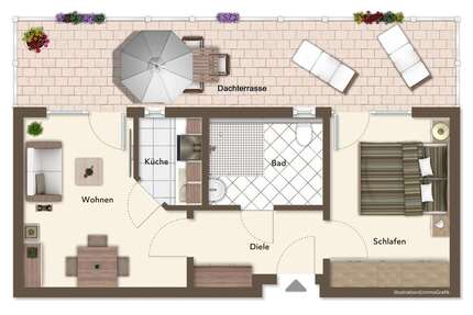 Wohnung zum Kaufen in Metten 195.000,00 € 68 m²
