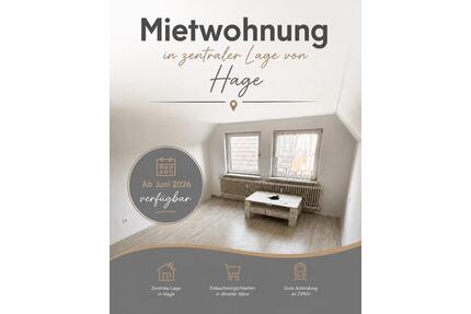Oberwohnung in zentraler Lage von Hage