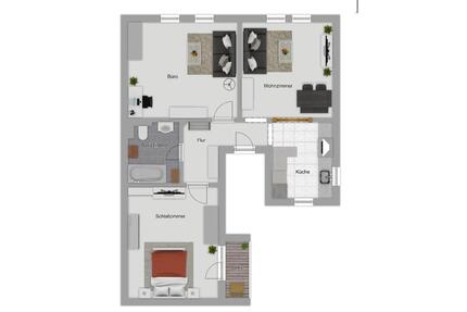 Zu verkaufen! 3-Zi. Wohnung, Kernsaniert, 76qm, Bad Vilbel