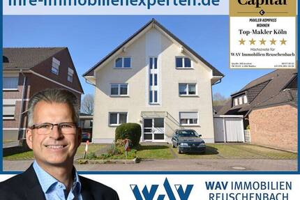 Großzügige 3-Zimmer-Dachgeschosswohnung mit Balkon, Carport & Stellplatz in Niederkassel-Rheidt