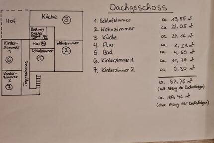 Helle und großzügige 4-Zimmer-Dachgeschosswohnung in Leinach