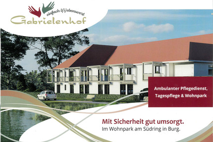 Alternative zum Pflegeheim, Pflegewohngemeinschaft mit Rundum-Betreuung in Burg.