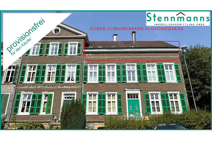 AUS ZWEI MACH 1: PROVISIONSFREIE 3 ZIMMER-ALTBAUWOHNUNG MIT VIEL PLATZ IM DENKMAL VON VOGELSMÜHLERAD - Radevormwald Dahlerau