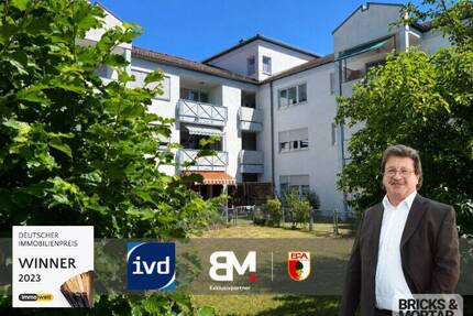 Sehr gepflegte 3-Zimmer-Wohnung mit Süd-Loggia und durchdachtem Grundriss - Gersthofen