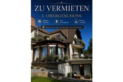 Zu Vermieten direkt am Kurpark - 950,00&nbsp;EUR Kaltmiete, ca.&nbsp; 100,00&nbsp;m&sup2; in Bad Pyrmont (PLZ: 31812)
