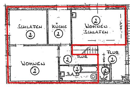 3 Zimmer Wohnung OHZ 1.OG 65qm - 675,00&nbsp;EUR Kaltmiete, ca.&nbsp; 65,00&nbsp;m&sup2; in Osterholz-Scharmbeck (PLZ: 27711)