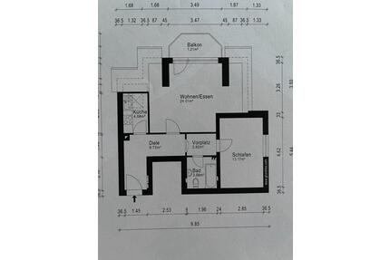 2-Zi.-Wohnung (55qm) mit Balkon, TG & Hobbyraum (26qm) - Gunzenhausen