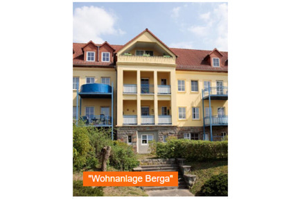 Barrierefreie 2-Raum-Wohnung im Erdgeschoss mit kleiner Terrasse - Berga/Elster
