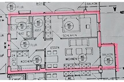 Wohnung zentral in Eggenfelden 2,5 Zimmer 57 qm Balkon TG Keller