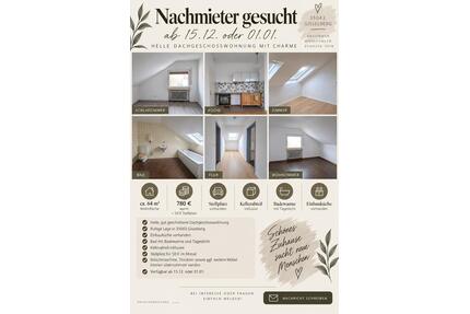 Dachgeschosswohnung 15.12.202601.01.2027 - Marburg Cappel