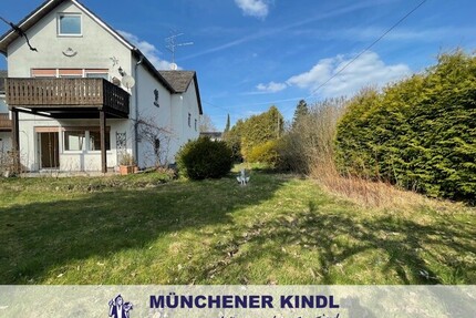 Rarität in Ismaning: Doppelhaushälfte auf 850 m² Traumgrundstück mit Potenzial