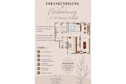 Großzügige Mietwohnung mit ca. 160 qm - Uder