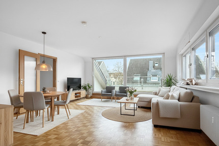 Wohnen im Grünen: 2-Zimmer-Wohnung mit Parkett und Gartennutzung in Dünnwald - Köln