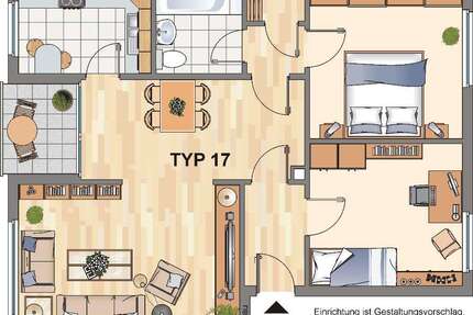 Wohnung zum Mieten in Essen 579,00 € 71.8 m²