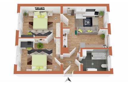 Wohnung zum Kaufen in Schwäbisch Hall 145.000,00 € 56.45 m²