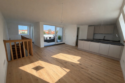 Moderne Maisonette-Wohnung mit großer Dachterrasse - Freiberg