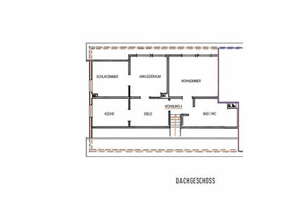 Dachgeschosswohnung mit drei Zimmern in Bad Marienberg – Zinhain - Bad Marienberg (Westerwald)