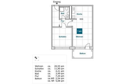 Die gefällt mir: 2-Zimmer-Wohnung - Dresden Prohlis