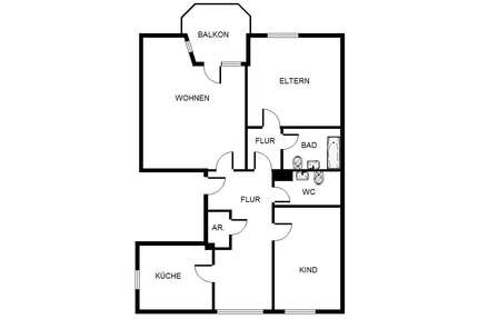 Wohnung zum Mieten in Bergkamen 406,75 € 76.4 m²