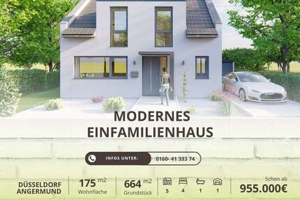 Haus zum Kaufen in Düsseldorf 955.000,00 € 175 m²